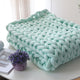 Mosain Washable Chunky Knit Blanket (NO SHEDDING) Extreme Arm Knitting Throws Pet-Friendly