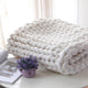 Mosain Washable Chunky Knit Blanket (NO SHEDDING) Extreme Arm Knitting Throws Pet-Friendly