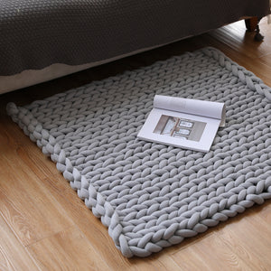 Mosain Washable Chunky Knit Blanket (NO SHEDDING) Extreme Arm Knitting Throws Pet-Friendly