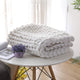 Mosain Washable Chunky Knit Blanket (NO SHEDDING) Extreme Arm Knitting Throws Pet-Friendly