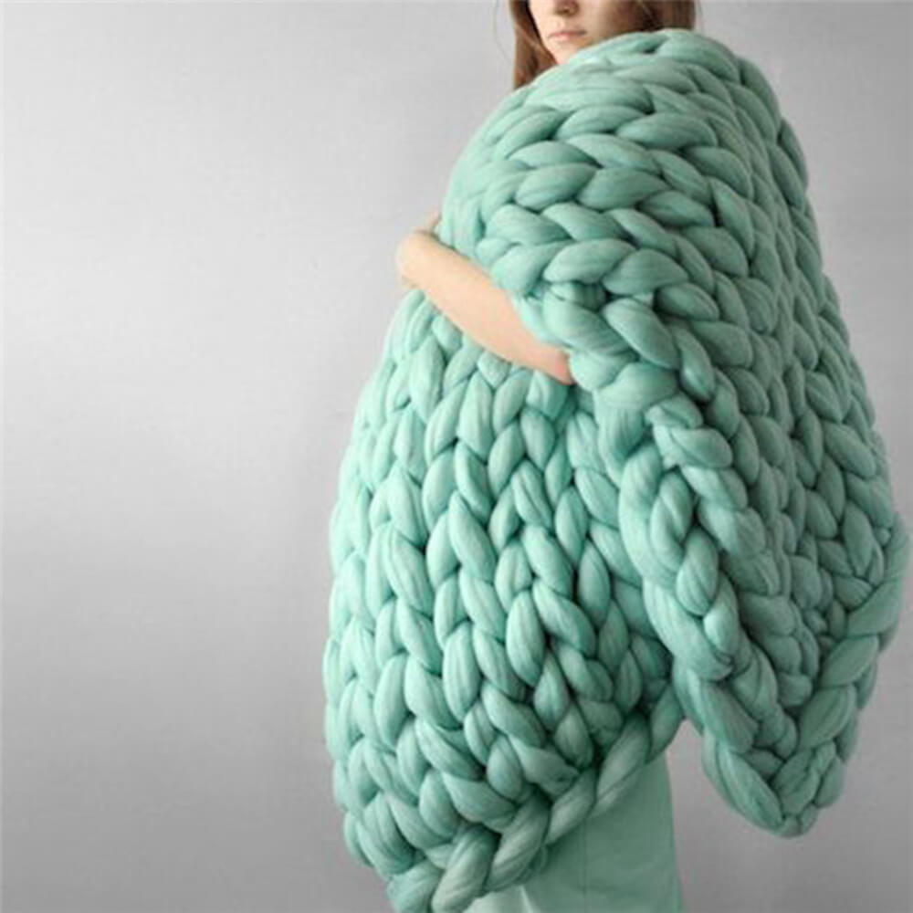 Mosain Handmade Chunky Knit Blankets